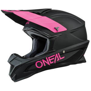 O'Neal 1 Series Solid Helmet - Black/Pink