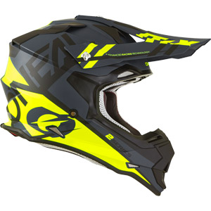 O'Neal 2 SRS Spyde MX Offroad Helmet Black/Hi-Vis 
