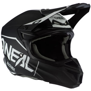 black dirt bike helmet