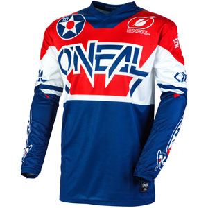 O'Neal Element Warhawk Youth / Kids Jersey - Blue/Red