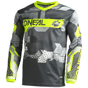 2022 O'Neal Element Camo Jersey - Neon
