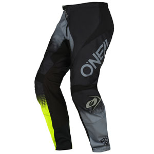 2022 O'Neal Element Racewear Pants - Black/ Gray/Neon Yellow