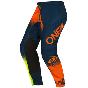 2022 O'Neal Element Racewear Pants - Blue/Orange/Neon Yellow