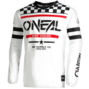 2022 O'Neal Element Squadron Youth / Kids Jersey - White