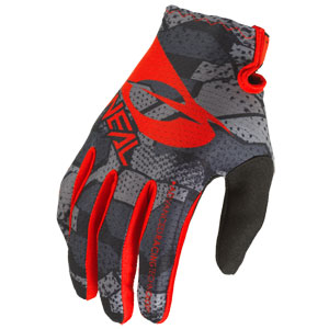 O'Neal Matrix Camo Gloves - Gray/Red