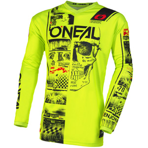 2023 O'Neal Element Attack Youth / Kids Jersey - Black/Neon