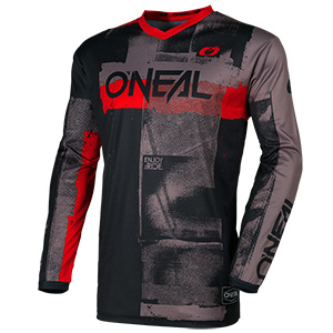 2026 O'Neal Element Roller Jersey - Gray/Red