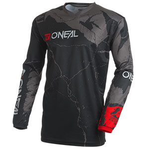 2027 O'Neal Element Acid Youth / Kids Jersey - Black/Gray