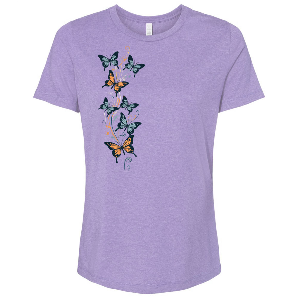 MX Outfit T-shirt Color Butterflies - Women